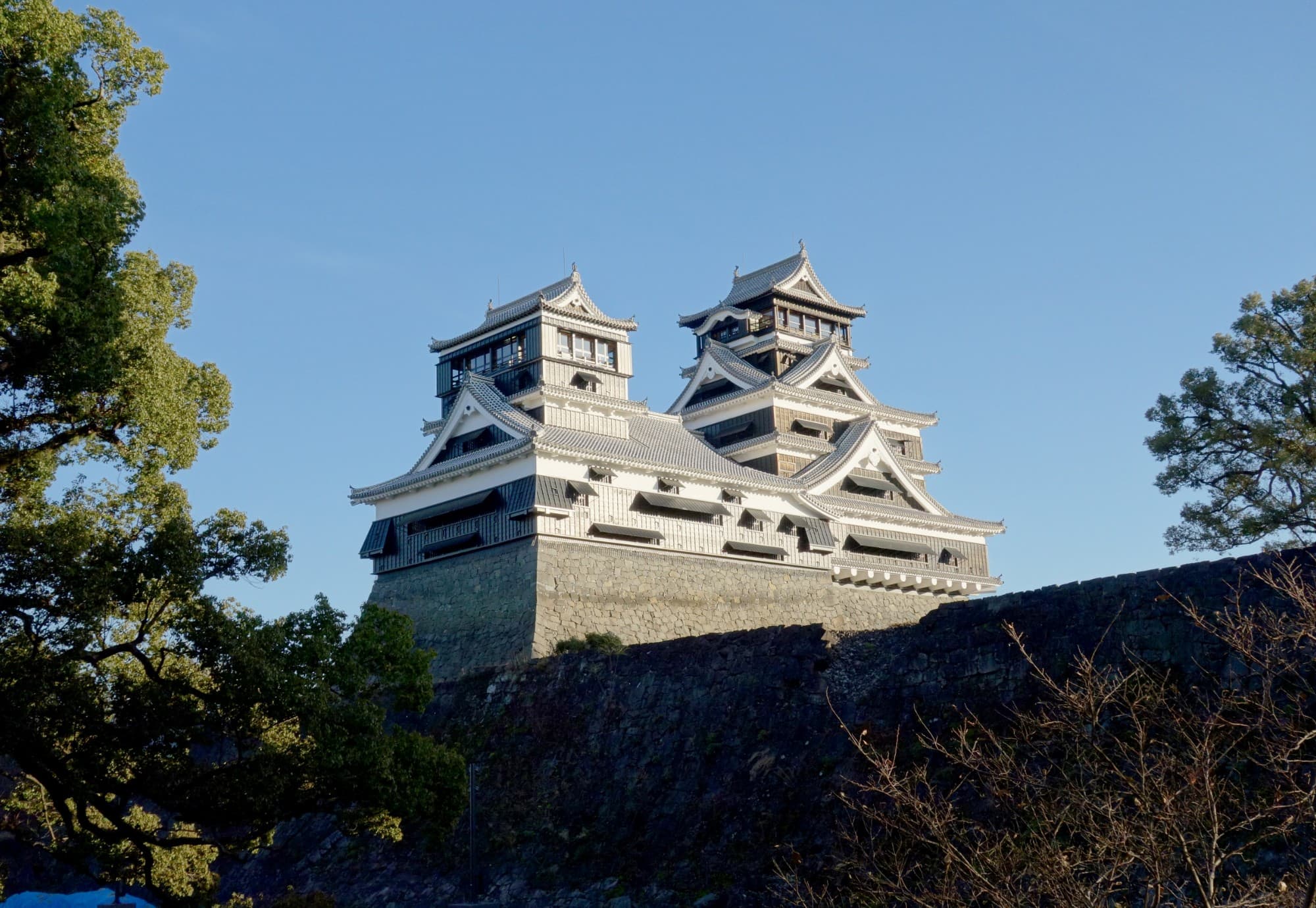 日本三名城の一つといわれる熊本城